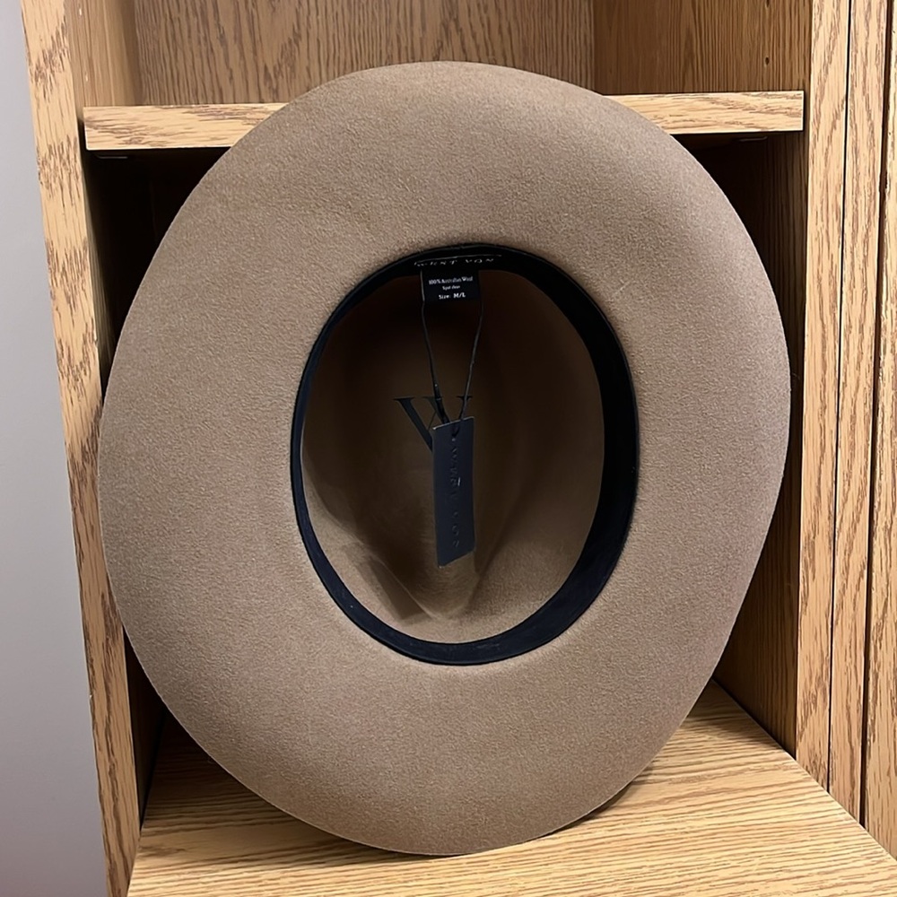 NWT Australian Wool West Von Rancher hat, M/L - Picture 3 of 6